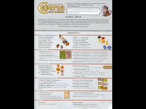 Off The Shelf Board Game Reviews - Caverna (Part 1 How To Play)