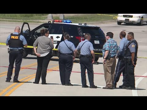 Kansas City, Kansas police say officers shot and killed a man who had fired at them. Witnesses say the man had gone into a hotel, claimed he killed his wife, made threats and said he was "armed and dangerous." (Aug. 14)