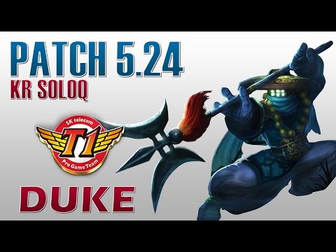 SKT T1 Duke - Jax Top Lane - KR SoloQ
