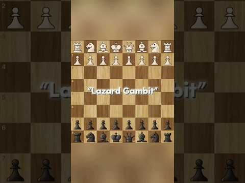 Lazard Gambit | The Shocking Chess Trap! #ChessTrap#chessgame #scandinaviandefense