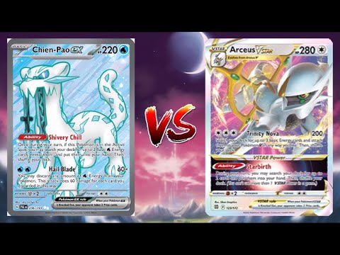 Pokemon TCG Live Chien-Pao EX Baxcalibur VS Arceus VSTAR Giratina VSTAR!!