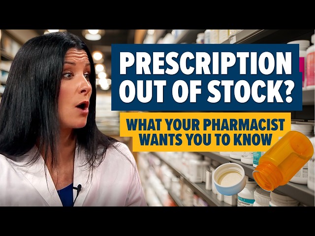 Thumbnail for video titled: Medication Shortages — What To Do? | Ask the Pharmacist With Dr. Shannon Yarosz
