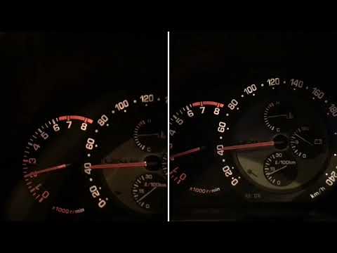 Lexus IS200 acceleration with lightweight flywheel (RankOne Performance)