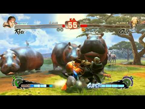 SantaSmash SSF4 Singles Vin (RY) vs Glassy123 (GE/RY)