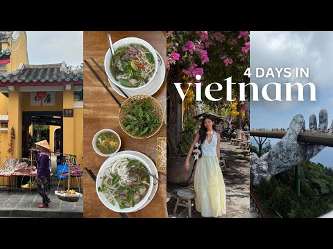 VIETNAM diaries 🇻🇳 4 days in da nang itineray, hoi an day trip, local eats, ba na hills + prices