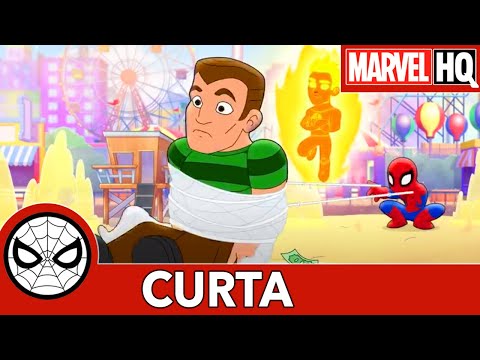 Capa de Marvel Aventuras de Super-Heróis l Nem pouco, nem muito quente demais