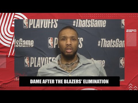 Damian Lillard on if this is more than just the end of a series: 'No idea' | 2021 NBA Playoffs