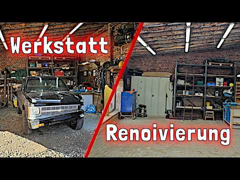 Werkstatt makeover komplette Werkstattrenovierung