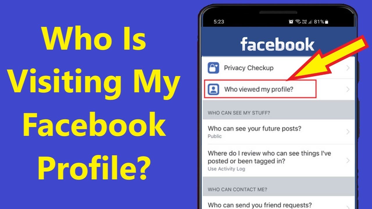 How to see my Facebook profile?