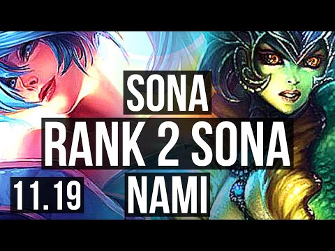 SONA & Ziggs vs NAMI & Lucian (SUPPORT) | Rank 2 Sona, 4/0/8, 1.9M mastery | NA Challenger | v11.19