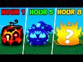 Blox Fruits Level 1 2550 But My Fruit Change Every Hour FULL MOVIE