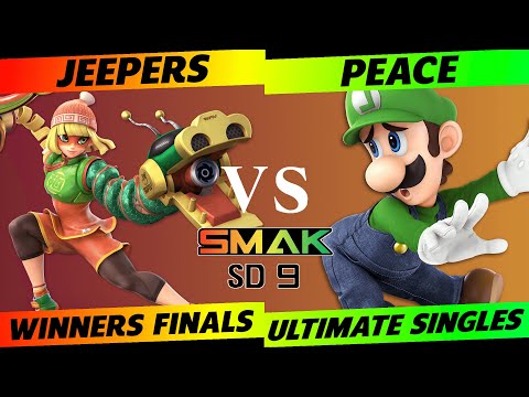 SMAK-SD9 Winners Finals - Jeepers (Min Min) vs. Peace (Luigi) - SSBU