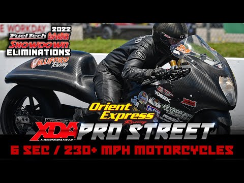 XDA Pro Street Eliminations Rodney Williford Wins - 6 Second | 230+ MPH 650+ Horsepower Drag Racing