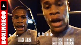 DEVIN HANEY WARNS ROBERT EASTER JR "I'M COMIN FOR THAT ASS BOY, YOU CAN'T DENY ME!"