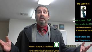 Feb 7  Mark Stewart Greenstein: regarding the CT legislature