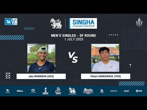 Jake BHANGDIA Vs Patorn HANCHAIKUL | SINGHA CHAMPIONSHIP 2023(Men's Singles - SF Round)