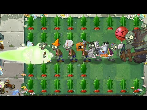 PvZ 2 1000 Plants Level 100 Vs 8 Modern Zombies Level 100