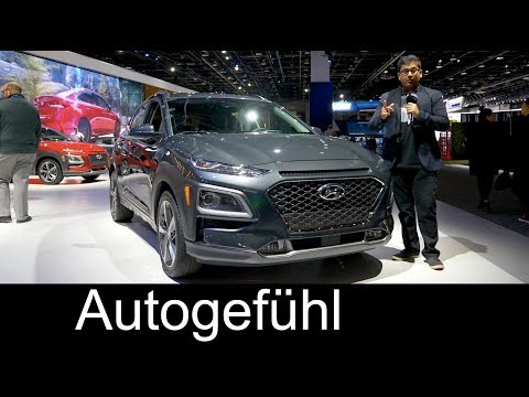 Hyundai Kona (Kauai) new SUV PREVIEW - NAIAS 2018 - Autogefühl