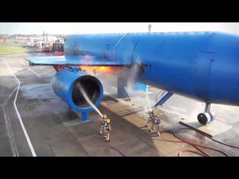 Edinburgh Airport Fire Service training rig