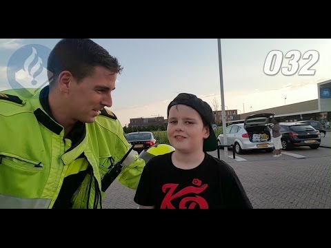 Politie aanhouding verdachten vernieling. Politie Vlogger Jan-Willem. NR 32