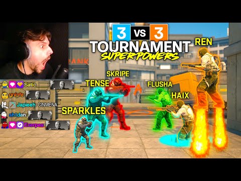 I HOSTED A 3V3 STREAMER SUPER POWER TOURNAMENT!