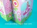 Fairy Flower Pink Musical Jewelry Box With Drawers Figurine Butterfly Robotjunkie2387
