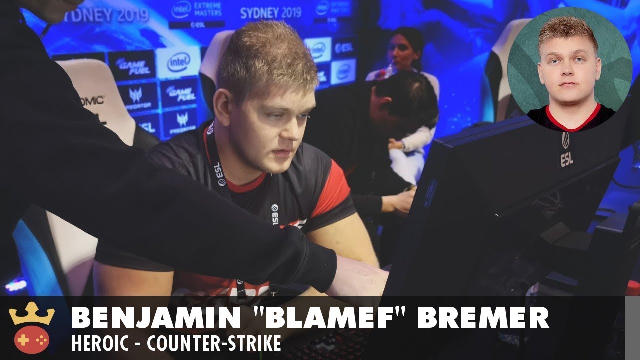 Video of Interview with Heroic's blameF at IEM Sydney 2019