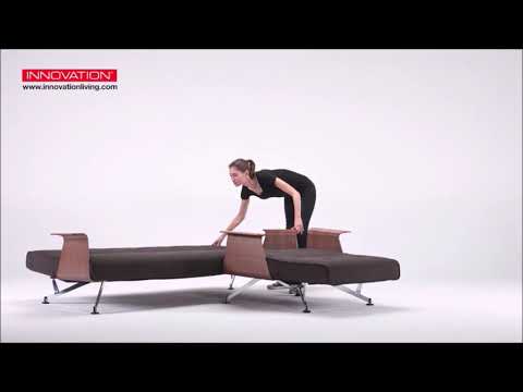 CLUBBER CHAIR WITH WALNUT ARMS - Innovation Living | Bedworks