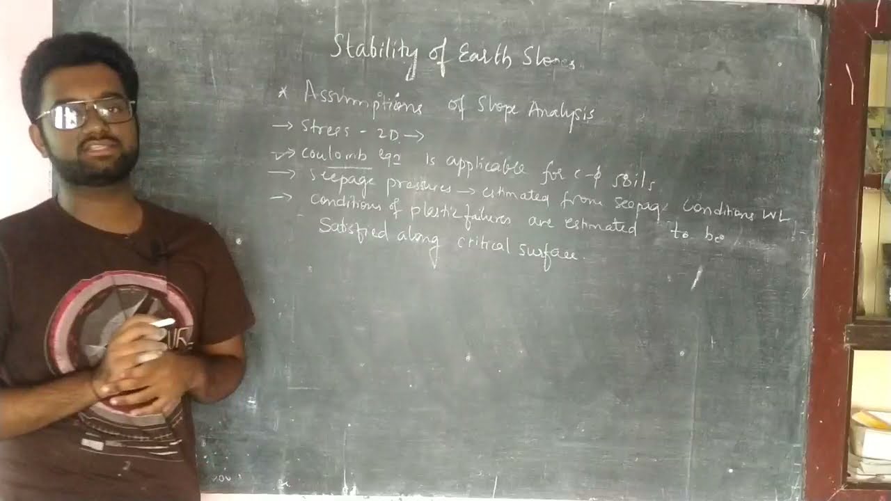 Geotechnical Engineering-II| Stability of Earth Slopes, theory part | Omprakash Holi