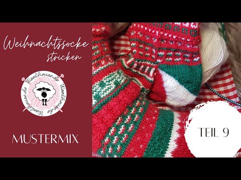Socktober Fair Isle Sock Knitting Part 9 / Tomato Heel / Fan Heel