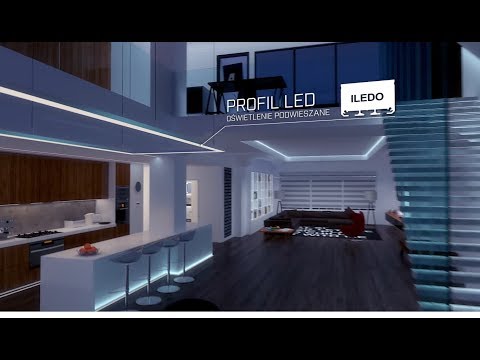 Відео огляд Алюмінієвий накладний профіль тип ILEDO для LED стрічок, з розсіювачем LUMINES. (Ціна за 1 м.п.)