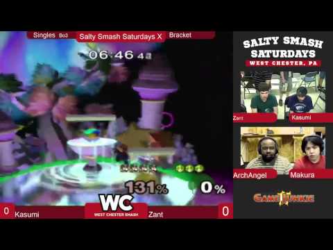 Salty Smash Saturdays X Singles R1: Kasumi (Doc) vs Zant (Peach)