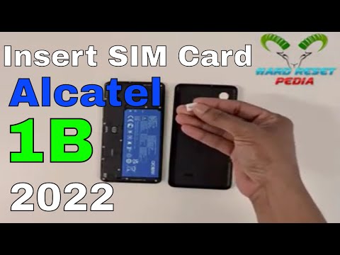 Alcatel 1B (2022) Insert The SIM Card