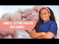 How To Cut Chicken Into Large Chunks No Audio Easy Kitchen Prep Guide
