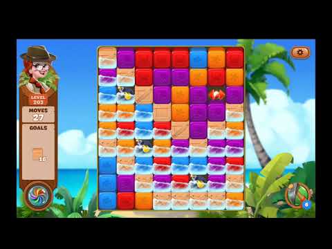 Lost Island Blast Adventure Level 203 NO BOOSTERS - A S GAMING