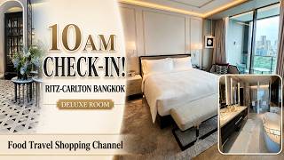 Ritz-Carlton Bangkok Deluxe Room Review | 10AM Early Check-In Surprise! TEMPORAR