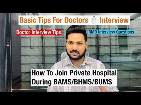 How to join private hospital RMO duty during BAMS/BHMS |What basic things to know for working as RMO
