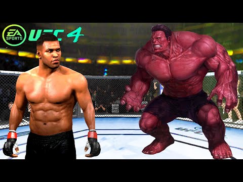 UFC 4 l Mike Tyson vs. Red Hulk (EA SPORTS UFC 4) mma wwe