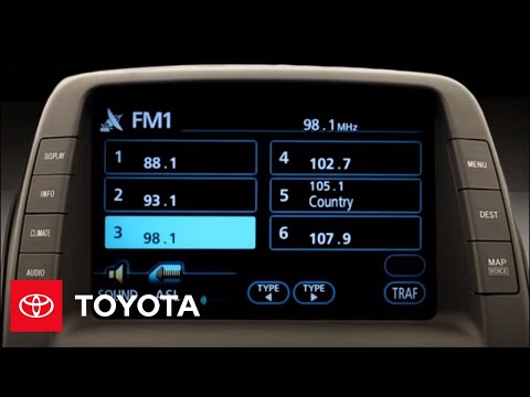 2009 Prius How-To: Program the Radio Preset Buttons | Toyota