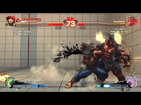 USF4: x_ELIRAN_x [Akuma] vs andywuzc2 [Hakan]