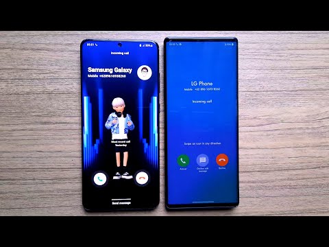 incoming call,outgoing call at same time ,Samsung S20 VS LG wing 5G