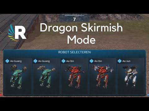 War Robots: New Dragon Skirmish Mode -  Ao Guang, Ao Qin and Ao Jun Gameplay without abilities