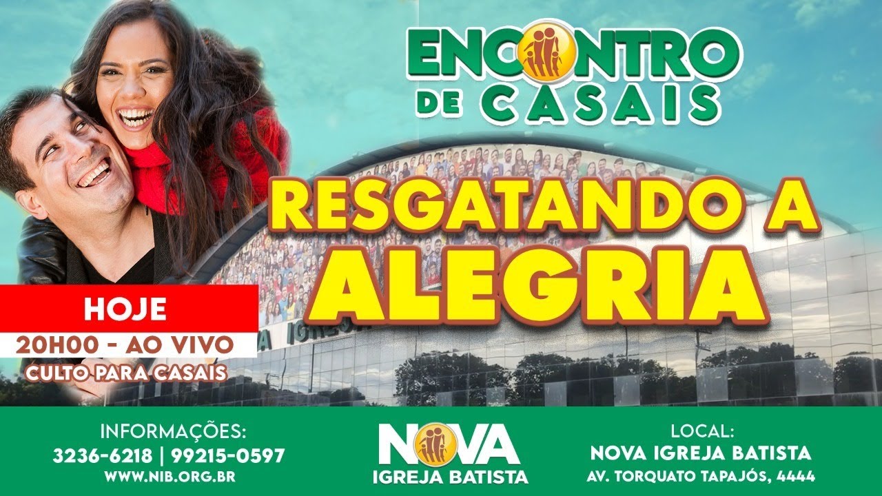 Encontro de Casais - Resgatando a Alegria (28/08/2020 às 20:00)