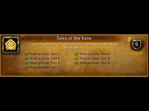 Zereth Mortis: Tales of the Exile