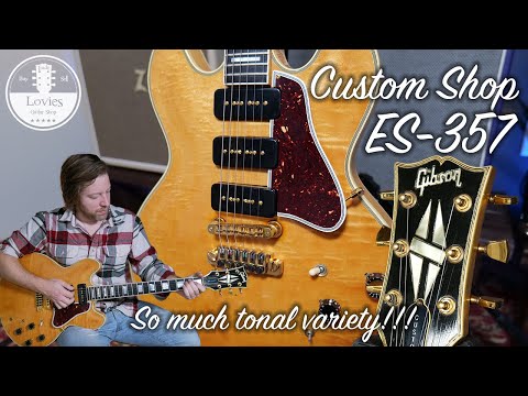 MINTY & RARE! 1984 Gibson ES-357 Figured Natural Semi-Hollow w/ 3 P90’s + OHSC *Video image 23