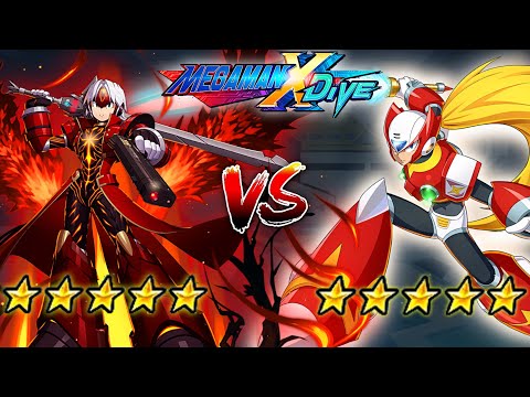 X Dante Trigger 5☆ Vs S-Class Hunter Zero 5☆ - Mega Man X DiVE (Mobile Controls PvP)