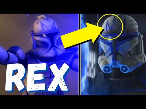 What are the SYMBOLS on REX'S HELMET?