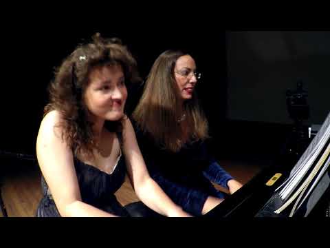 Liszt: Hungarian Raphsody No. 2 for four hands played by Orit Wolf & Anna Genuishene