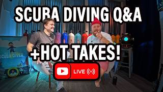 Hot Topics in scuba diving DISCUSSED LIVE! 🤿 Q&A with Kenny Dyal & Special Guest from training dept!