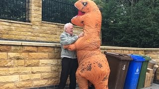 OLD MAN VICIOUSLY ATTACKED BY T-REX!!!